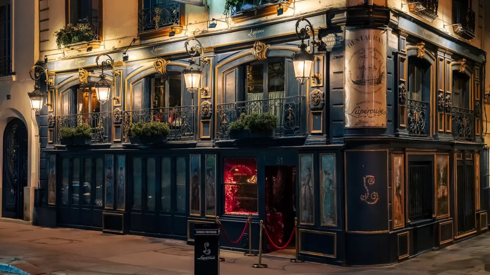 Devanture du Restaurant Lapérouse