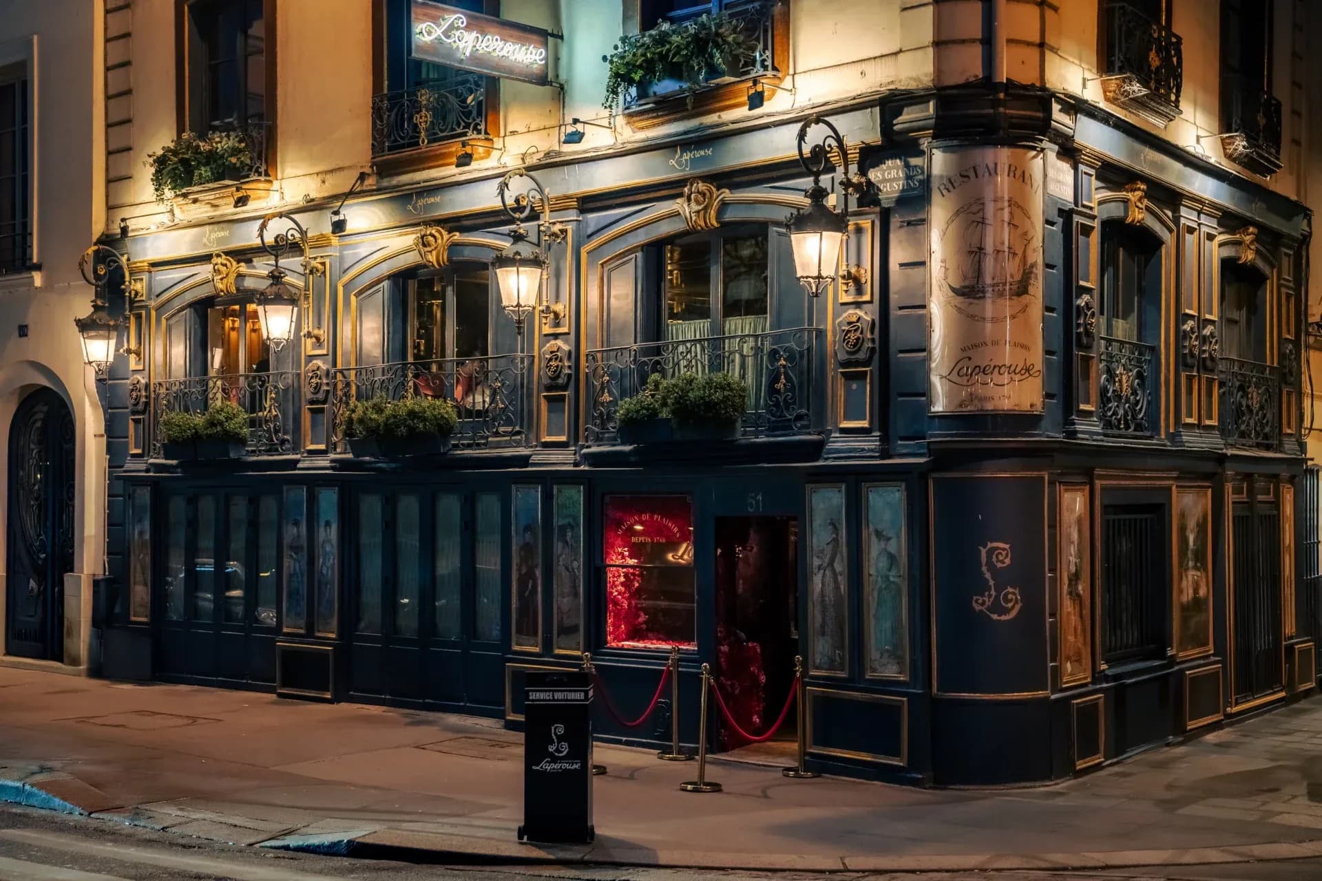 Devanture du Restaurant Lapérouse
