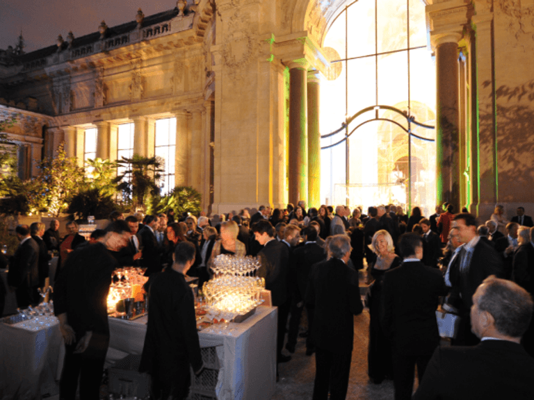 Cocktail dans la cour du Petit Palais
